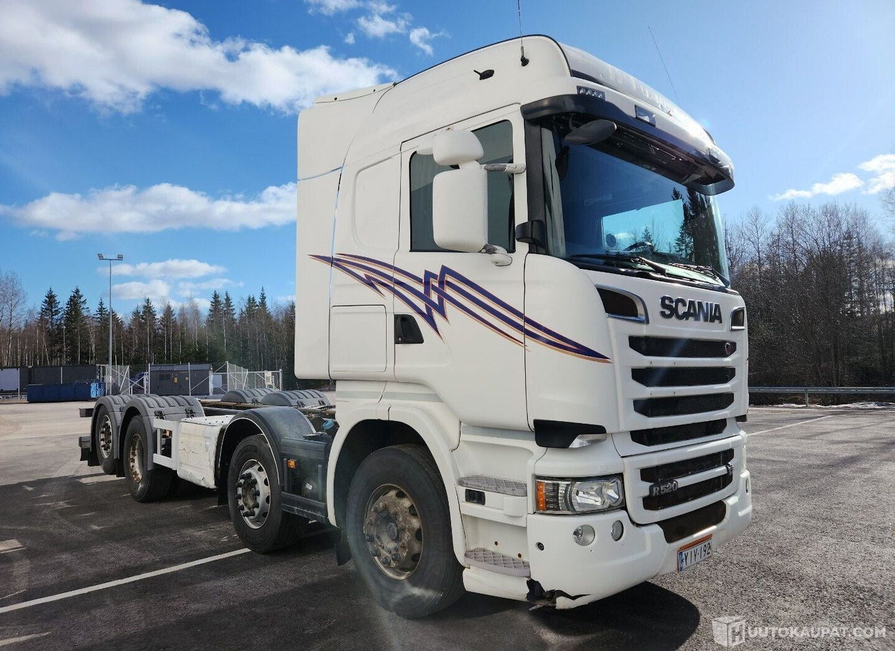 Scania R520 2+2 Alusta, 2015, 16.0 l, Diesel, 880 000 km, Vantaa - Alvaz teherautó: 4 kép. Scania R520 2+2 Alusta, 2015, 16.0 l, Diesel, 880 000 km, Vantaa - Alvaz teherautó: 4 kép.