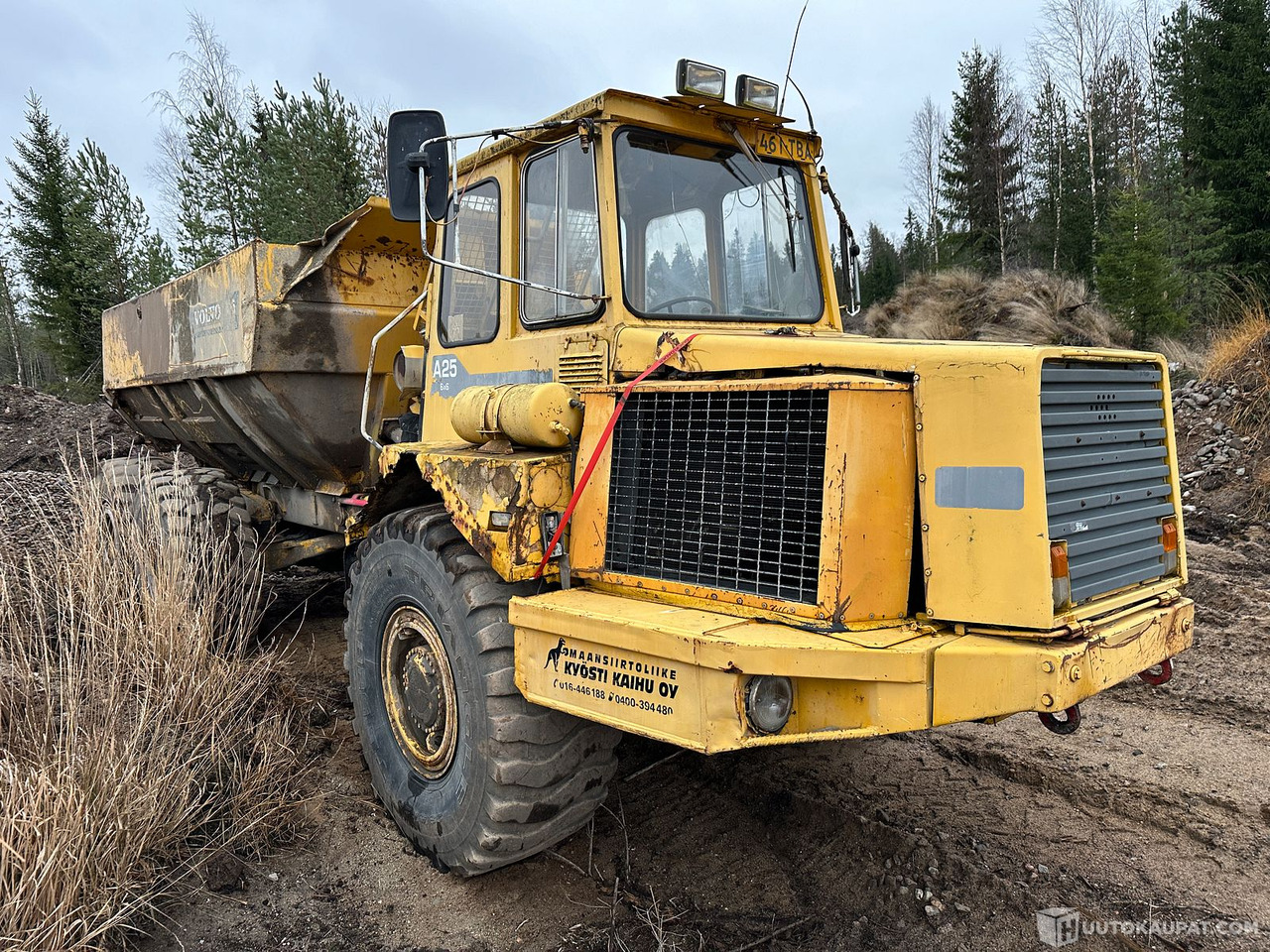 Volvo BM A25 6x6, 1991, Kurikka - Csuklós dömper: 4 kép. Volvo BM A25 6x6, 1991, Kurikka - Csuklós dömper: 4 kép.