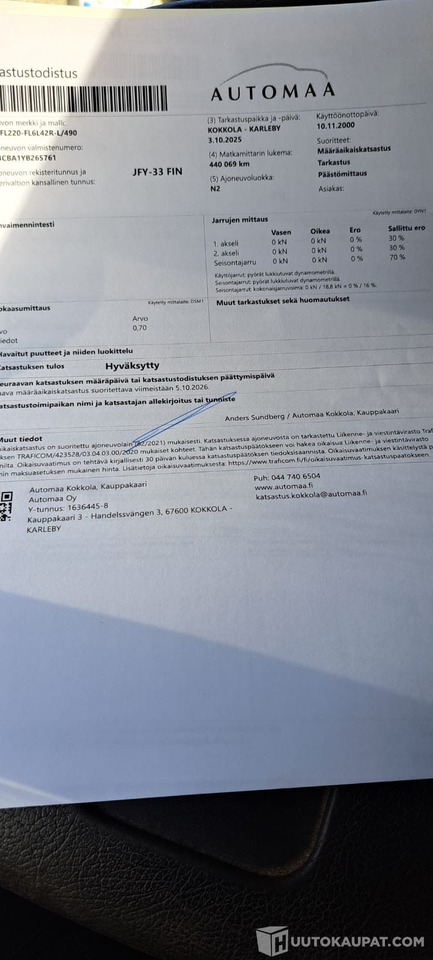Volvo FL 220, 2000 Umpikorinen kuorma-auto, Kruunupyy - Dobozos felépítményű teherautó: 5 kép. Volvo FL 220, 2000 Umpikorinen kuorma-auto, Kruunupyy - Dobozos felépítményű teherautó: 5 kép.