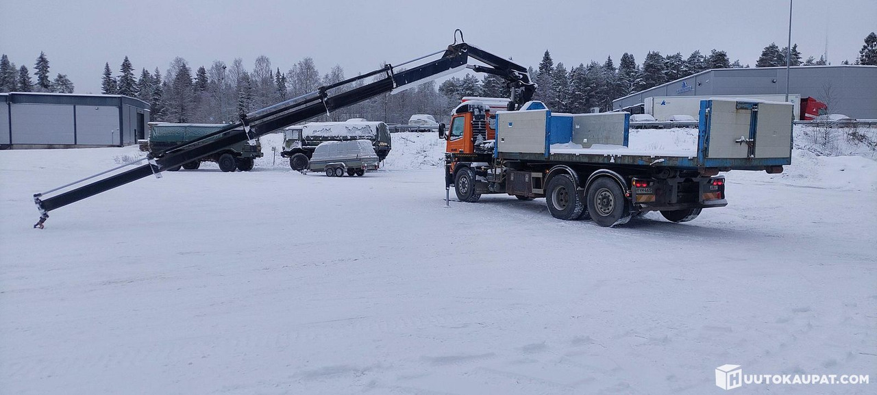 Volvo FM7, 1999, Kajaani - Platós teherautó, Darus autó: 2 kép. Volvo FM7, 1999, Kajaani - Platós teherautó, Darus autó: 2 kép.
