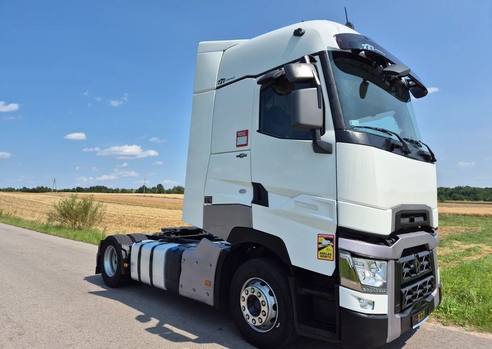 Renault HIGH GAMA T480 2019 SALON PL VIN: KD ! 13l STANDARD STANDARD / KLIMA POSTOJOWA / FULL OPCJA / T520 T440 / TOP STAN GAMA T - Nyergesvontató: 3 kép. Renault HIGH GAMA T480 2019 SALON PL VIN: KD ! 13l STANDARD STANDARD / KLIMA POSTOJOWA / FULL OPCJA / T520 T440 / TOP STAN GAMA T - Nyergesvontató: 3 kép.