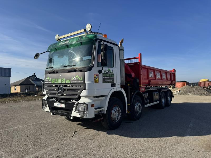 Mercedes Actros BLUETEC4 - Billenőplatós teherautó, Darus autó: 4 kép. Mercedes Actros BLUETEC4 - Billenőplatós teherautó, Darus autó: 4 kép.