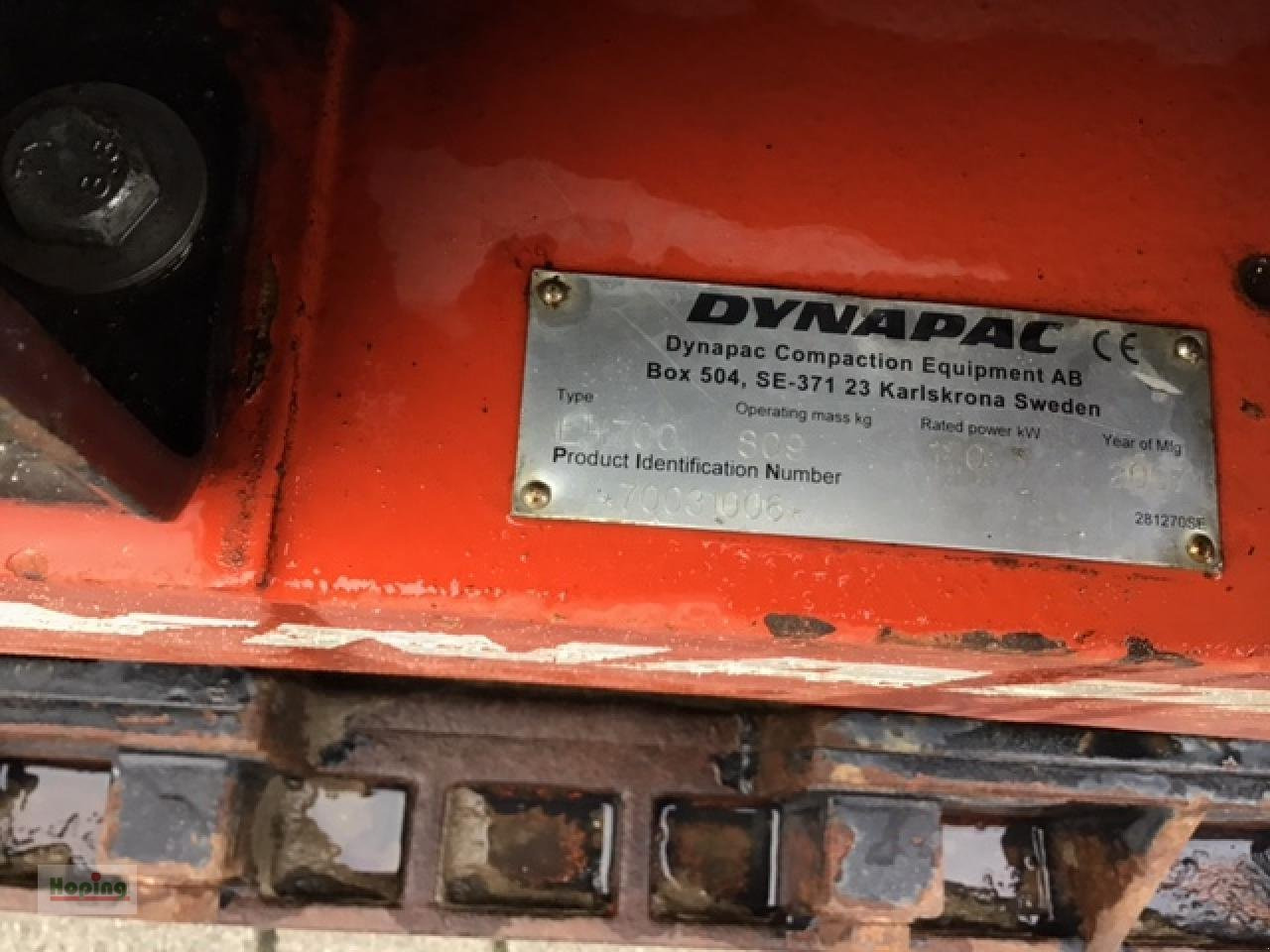Lapvibrátor DYNAPAC LH 700: 7 kép.