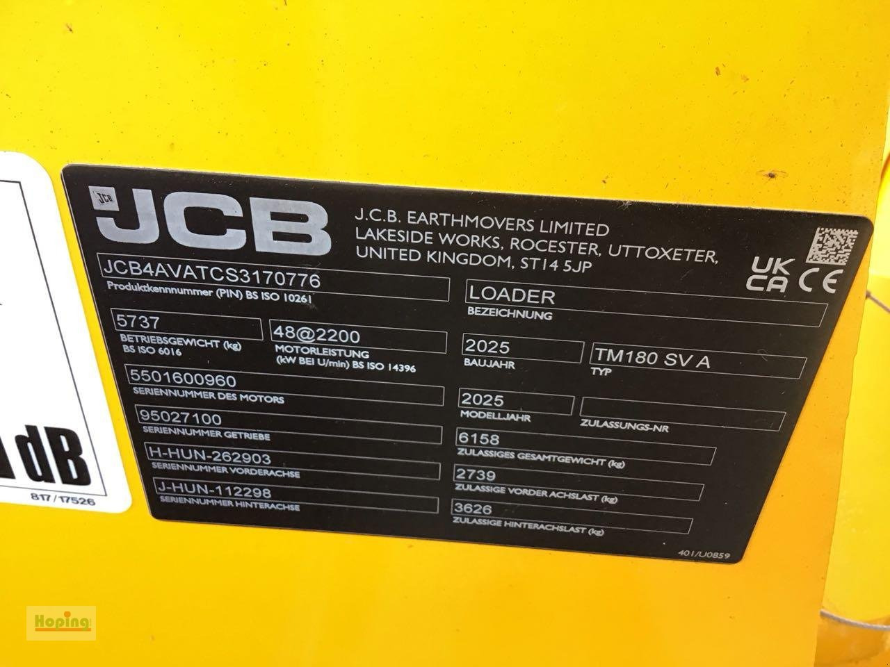 JCB TM180 AGRI - Teleszkópos homlokrakodó: 5 kép. JCB TM180 AGRI - Teleszkópos homlokrakodó: 5 kép.