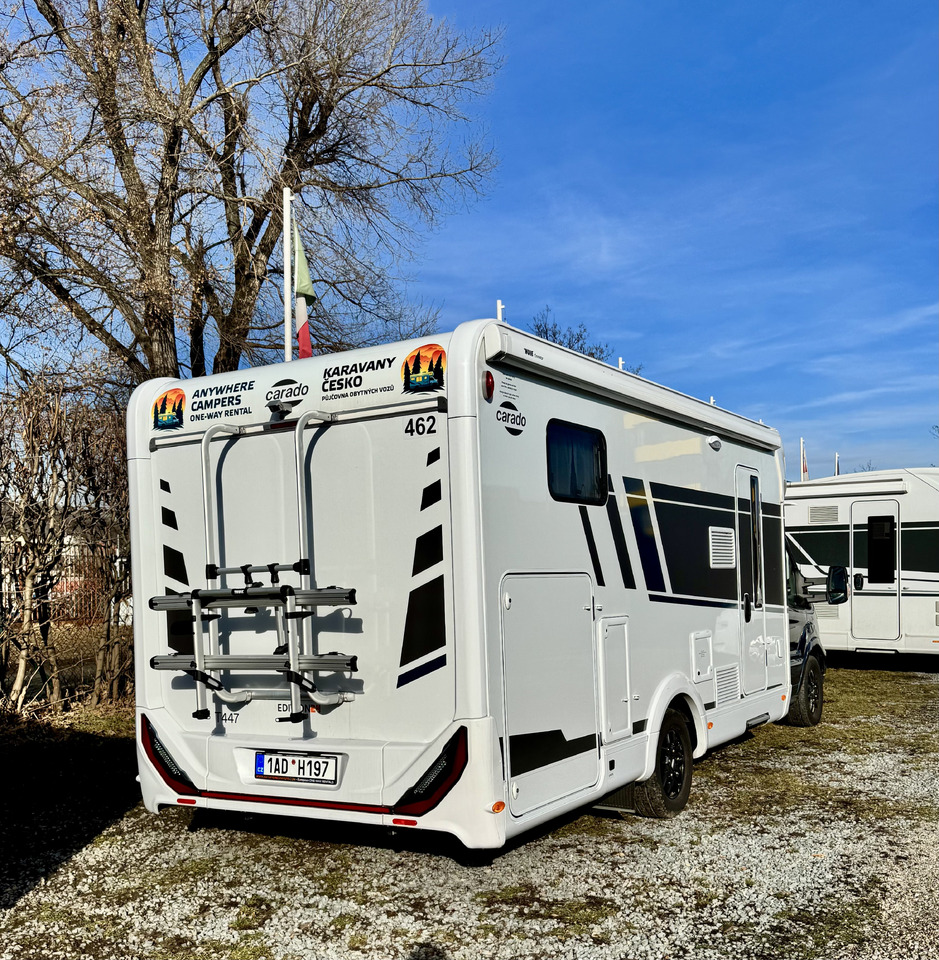 CARADO T447 pro+ , AC DOMETIC , camera, awning, radio, ALU, LPG, spare tire - Félintegrált lakóautó: 5 kép. CARADO T447 pro+ , AC DOMETIC , camera, awning, radio, ALU, LPG, spare tire - Félintegrált lakóautó: 5 kép.
