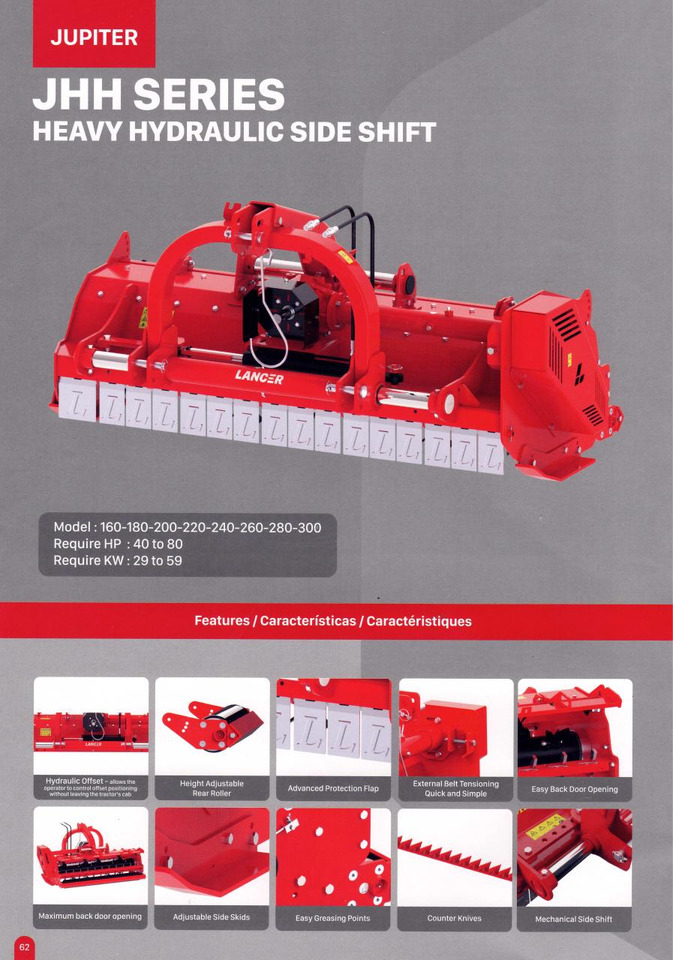 Lancer JUPITER JHH 280 - Szárzúzó: 2 kép. Lancer JUPITER JHH 280 - Szárzúzó: 2 kép.