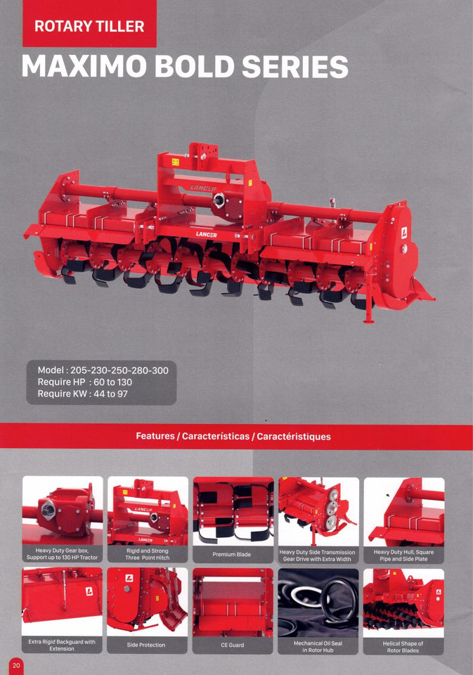 Lancer Maximo Bold 300 - Rotációs kapa: 3 kép. Lancer Maximo Bold 300 - Rotációs kapa: 3 kép.