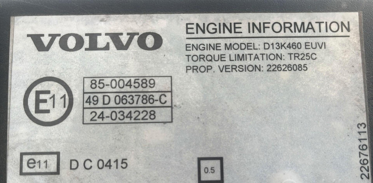 Motore Volvo FH 460 D13K 2019 - Motor - Teherautó: 3 kép. Motore Volvo FH 460 D13K 2019 - Motor - Teherautó: 3 kép.