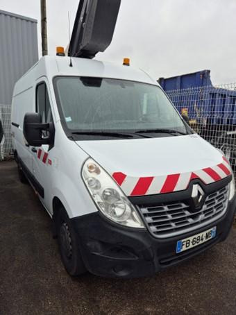 Renault Master Fourgon L2H2 130 cv Nacelle KLUBB K32 - Emelőkosaras teherautó: 1 kép. Renault Master Fourgon L2H2 130 cv Nacelle KLUBB K32 - Emelőkosaras teherautó: 1 kép.