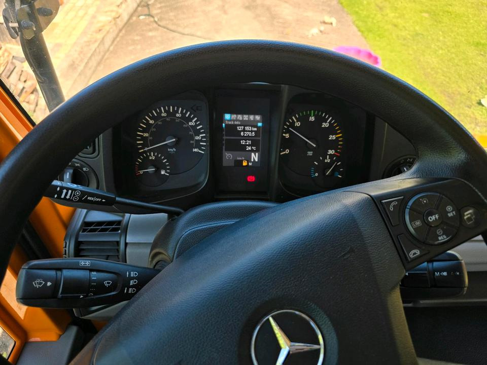 Platós teherautó, Többcélú/ Speciális jármű Unimog 405 U423 Mercedes-Benz U 423 Variopilot Easy-Drive Hydrostat 427 430 727 429 Dücker: 13 kép.