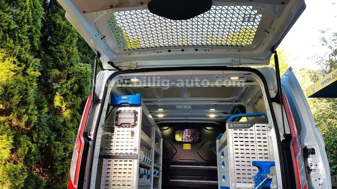 Kis furgon Ford Transit Custom Sortimo Werkstatt 1.Hd Scheckheft: 17 kép.