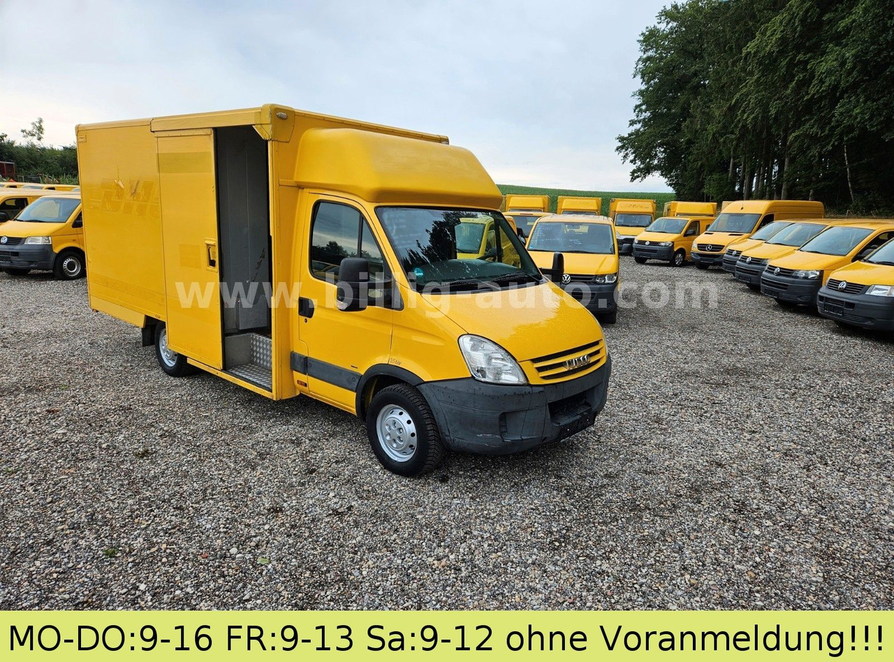 Iveco Daily 1.Hand*EU4* Regale Integralkoffer DHL POST - Büféautó: 1 kép. Iveco Daily 1.Hand*EU4* Regale Integralkoffer DHL POST - Büféautó: 1 kép.