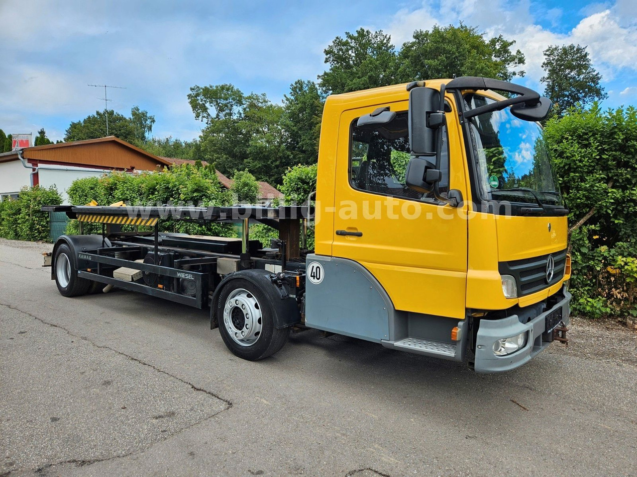 Mercedes-Benz Kamag * WBH 25 * Wiesel * Umsetzer * Sattelkupp. - Cserefelépítményes teherautó: 2 kép. Mercedes-Benz Kamag * WBH 25 * Wiesel * Umsetzer * Sattelkupp. - Cserefelépítményes teherautó: 2 kép.