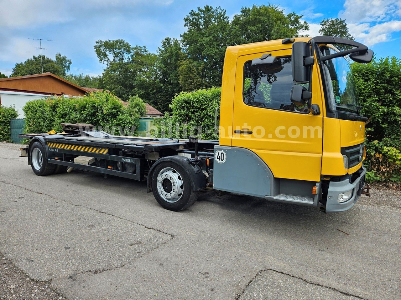 Mercedes-Benz Kamag * WBH 25 * Wiesel * Umsetzer * Sattelkupp. - Alvaz teherautó: 3 kép. Mercedes-Benz Kamag * WBH 25 * Wiesel * Umsetzer * Sattelkupp. - Alvaz teherautó: 3 kép.