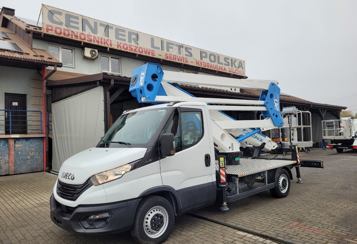 Új Emelőkosaras teherautó IVECO Daily 35S14 - 20m NEW !! Socage 20D SPEED bucket truck boom lift: 1 kép.