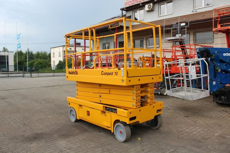 Podnośnik nożycowy elektryczny 12 m Haulotte Compact 12 - Ollós emelő: 5 kép. Podnośnik nożycowy elektryczny 12 m Haulotte Compact 12 - Ollós emelő: 5 kép.