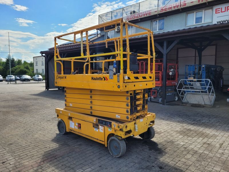 Podnośnik nożycowy elektryczny 14 m Haulotte Compact 14 - Ollós emelő: 4 kép. Podnośnik nożycowy elektryczny 14 m Haulotte Compact 14 - Ollós emelő: 4 kép.