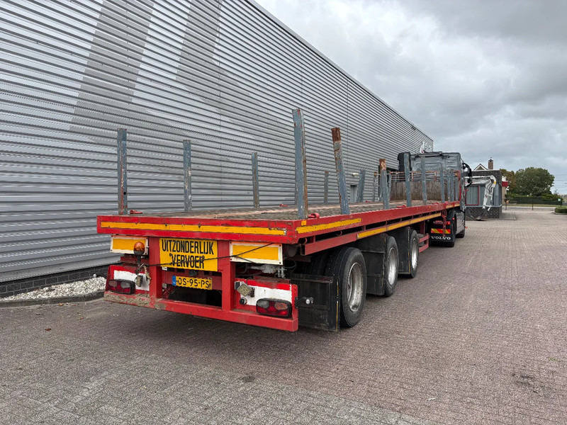 Nooteboom OVB - 48VV / 2x uitschuifbaar 2855cm / BPW ASSEN / 3x hydraulisch gestuurd / APK - TUV OKTOBER 2025 / - Platós félpótkocsi: 4 kép. Nooteboom OVB - 48VV / 2x uitschuifbaar 2855cm / BPW ASSEN / 3x hydraulisch gestuurd / APK - TUV OKTOBER 2025 / - Platós félpótkocsi: 4 kép.