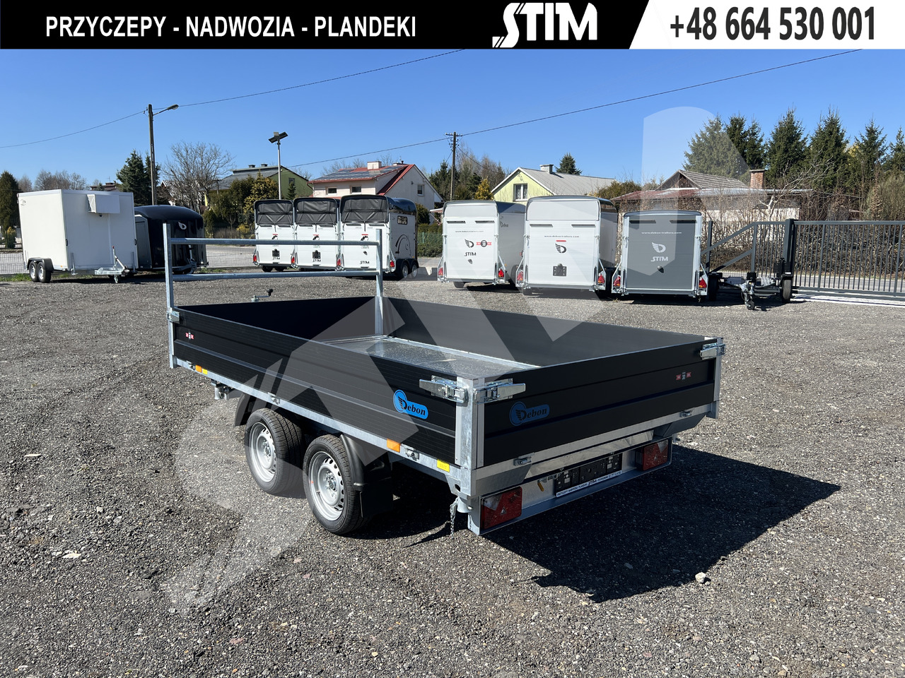 CHEVAL LIBERTÉ PW 3.3E - Pótkocsi billenőplatós: 1 kép. CHEVAL LIBERTÉ PW 3.3E - Pótkocsi billenőplatós: 1 kép.