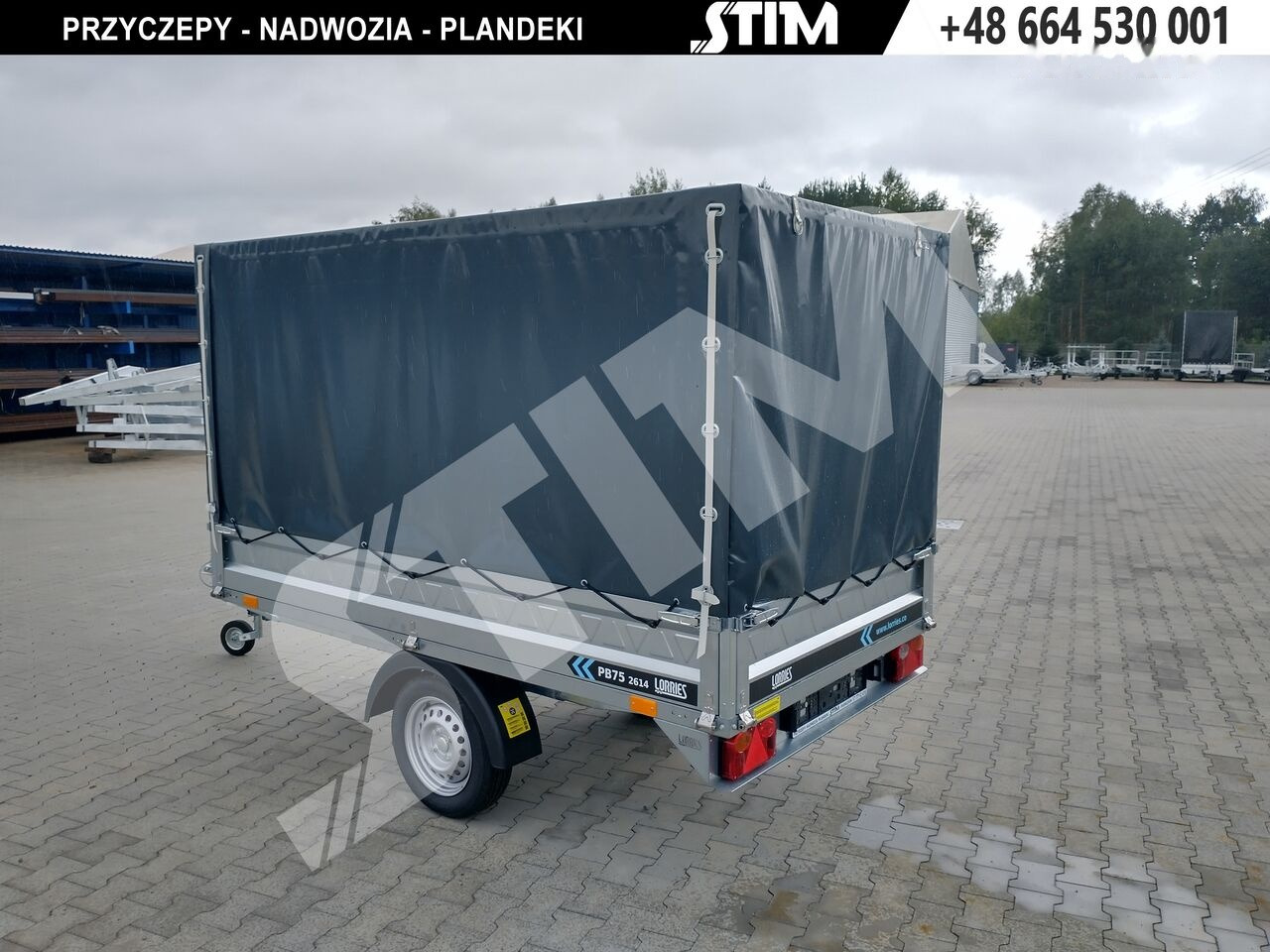 Lorries PB75-2614/1 - Autó utánfutó: 5 kép. Lorries PB75-2614/1 - Autó utánfutó: 5 kép.