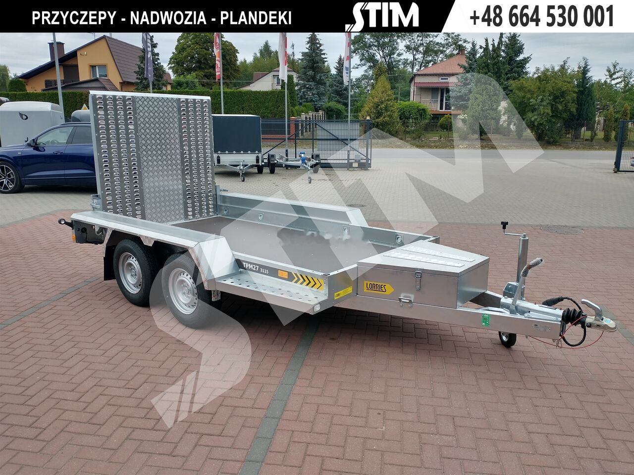 Lorries TPM27-3115 - Gépszállító utánfutó: 5 kép. Lorries TPM27-3115 - Gépszállító utánfutó: 5 kép.