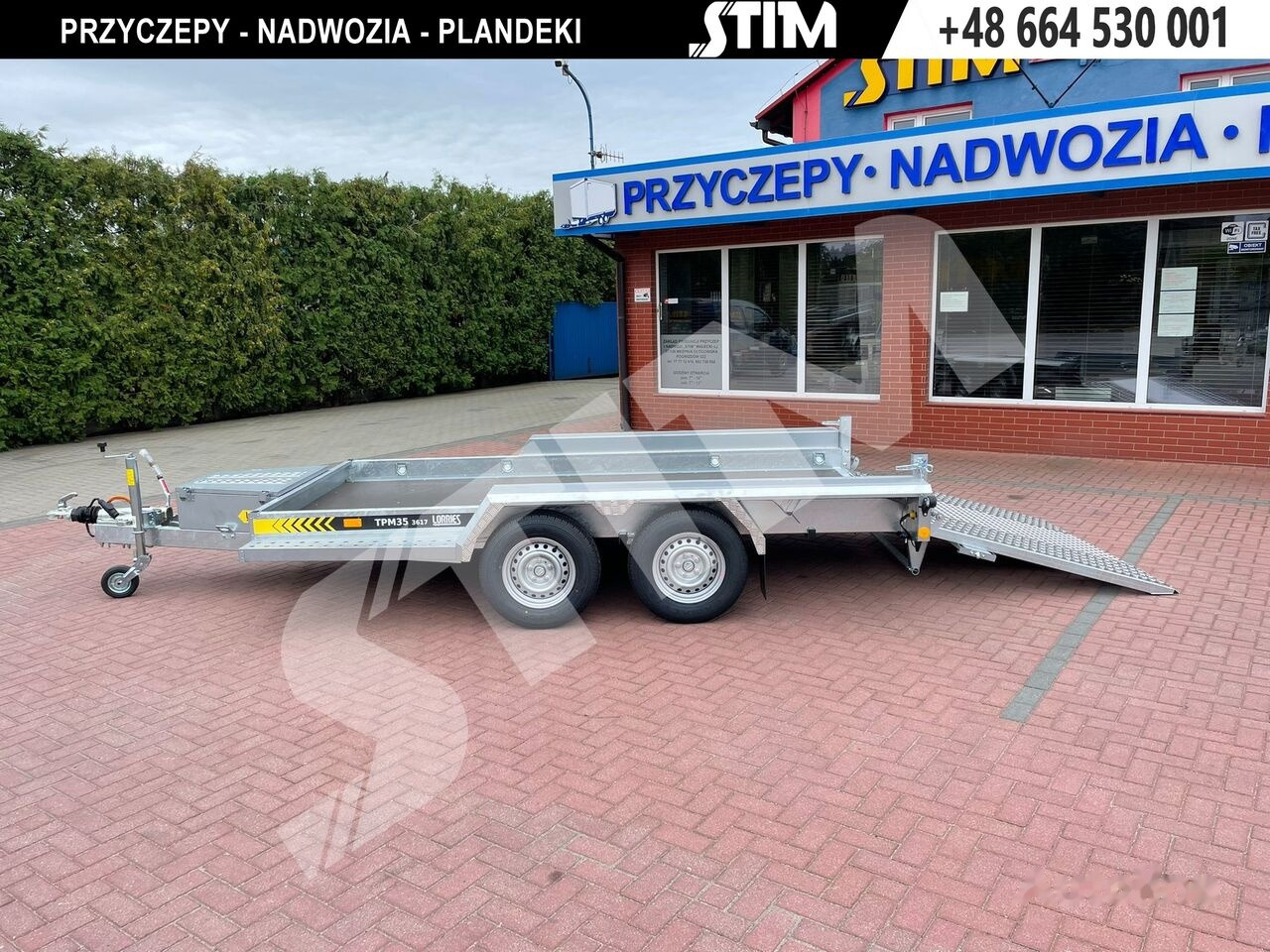 Lorries TPM35-3617 - Gépszállító utánfutó: 3 kép. Lorries TPM35-3617 - Gépszállító utánfutó: 3 kép.