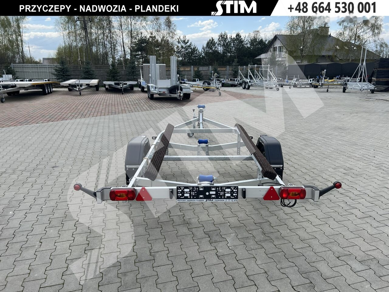 Új Csónakszállító utánfutó Stim L11/PŁ-ST/50-075: 7 kép.