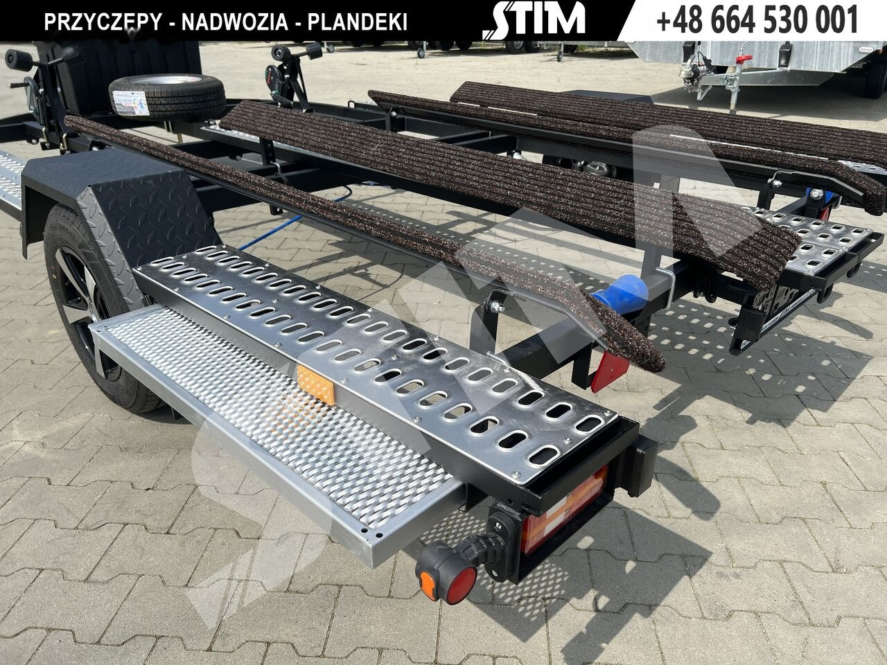 Új Csónakszállító utánfutó Stim L21-SWQ/1300 vr. B 2x skuter lub 2 x quad lub skuter i quad: 18 kép.