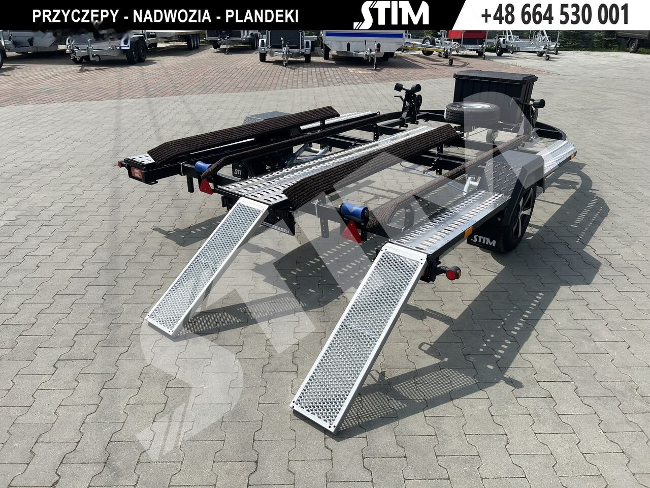Új Csónakszállító utánfutó Stim L21-SWQ/1300 vr. B 2x skuter lub 2 x quad lub skuter i quad: 21 kép.