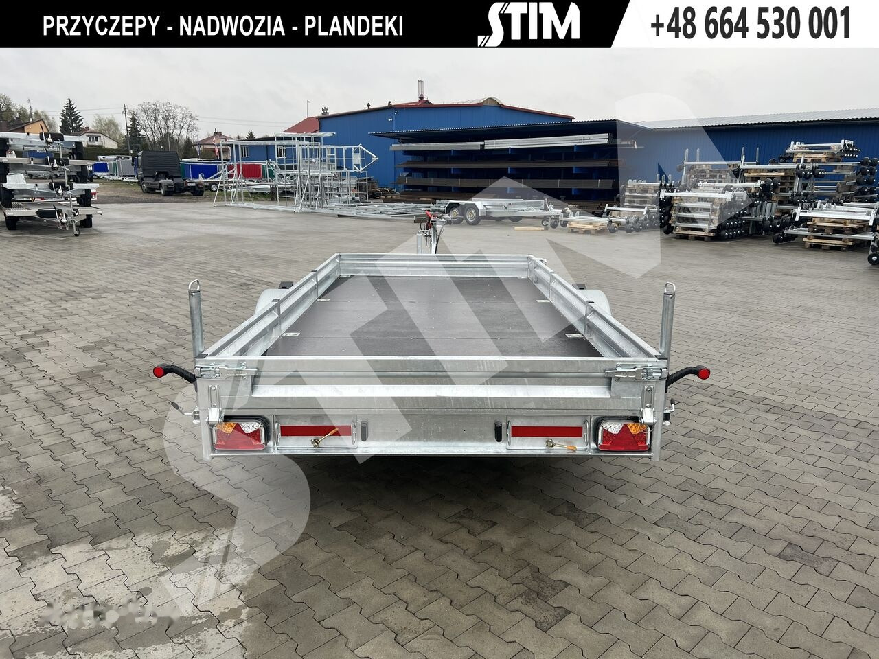 Stim S21-1,8/4020 - Platós pótkocsi: 4 kép. Stim S21-1,8/4020 - Platós pótkocsi: 4 kép.