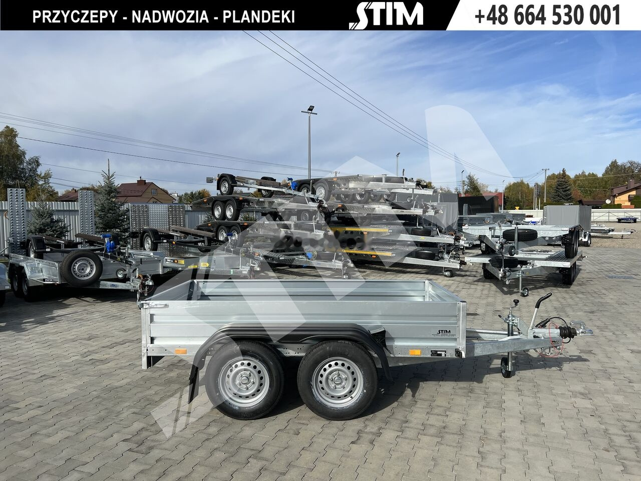 Stim S22 - 27/2613 - Platós pótkocsi: 2 kép. Stim S22 - 27/2613 - Platós pótkocsi: 2 kép.