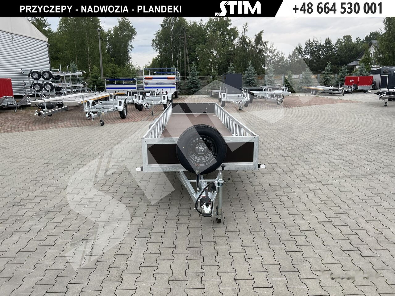 Stim S22-27/6015DŁ - dłużyca - Platós pótkocsi: 3 kép. Stim S22-27/6015DŁ - dłużyca - Platós pótkocsi: 3 kép.