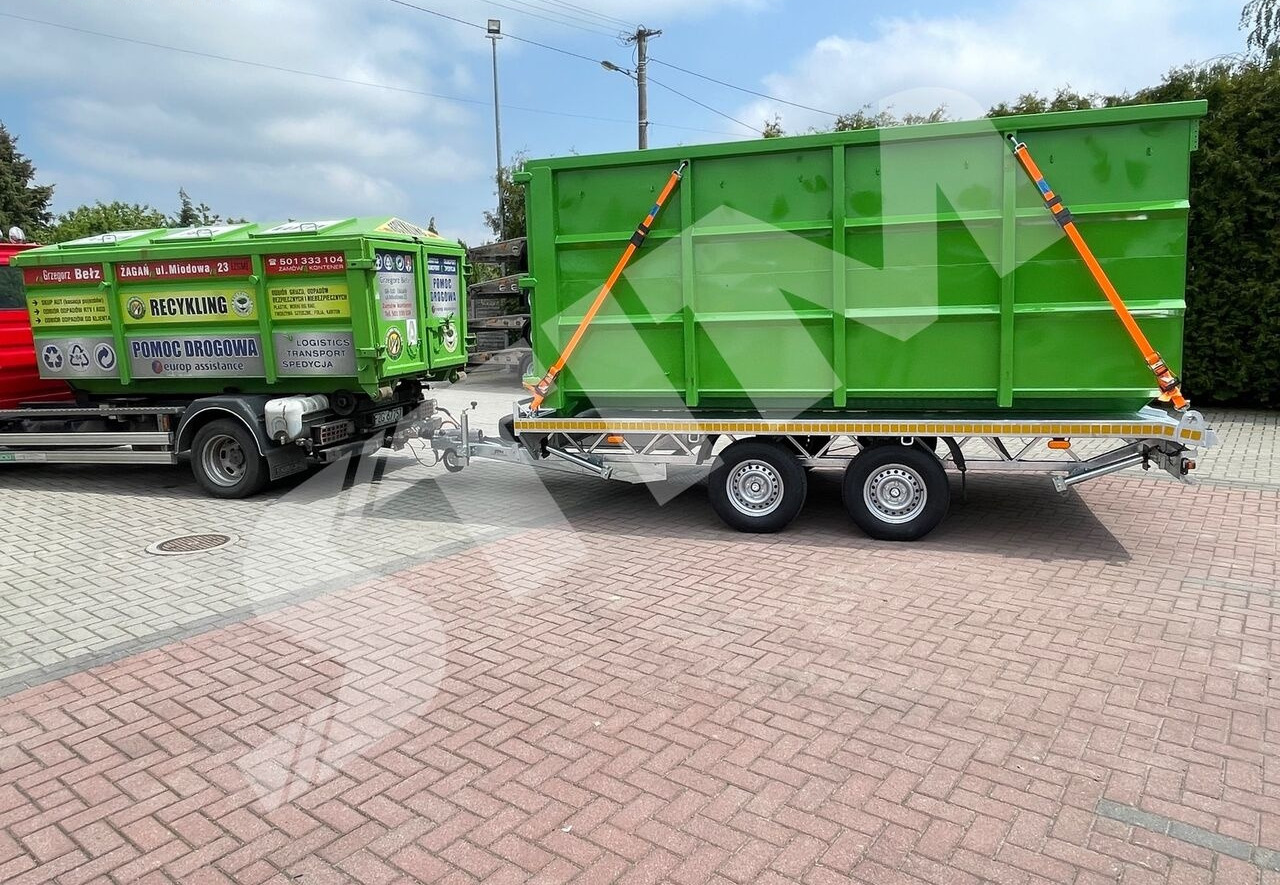 Stim S22-35/4323KP-15 Platforma do przeowzu kontenerów typu KP - Platós pótkocsi: 4 kép. Stim S22-35/4323KP-15 Platforma do przeowzu kontenerów typu KP - Platós pótkocsi: 4 kép.