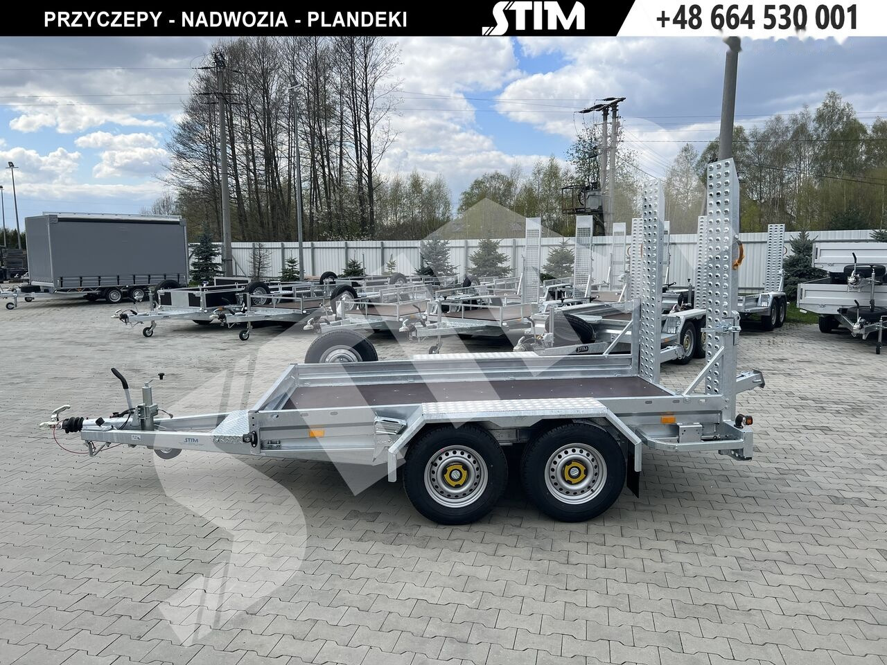 Stim S22/KP-KN/30-27 - Gépszállító utánfutó: 1 kép. Stim S22/KP-KN/30-27 - Gépszállító utánfutó: 1 kép.