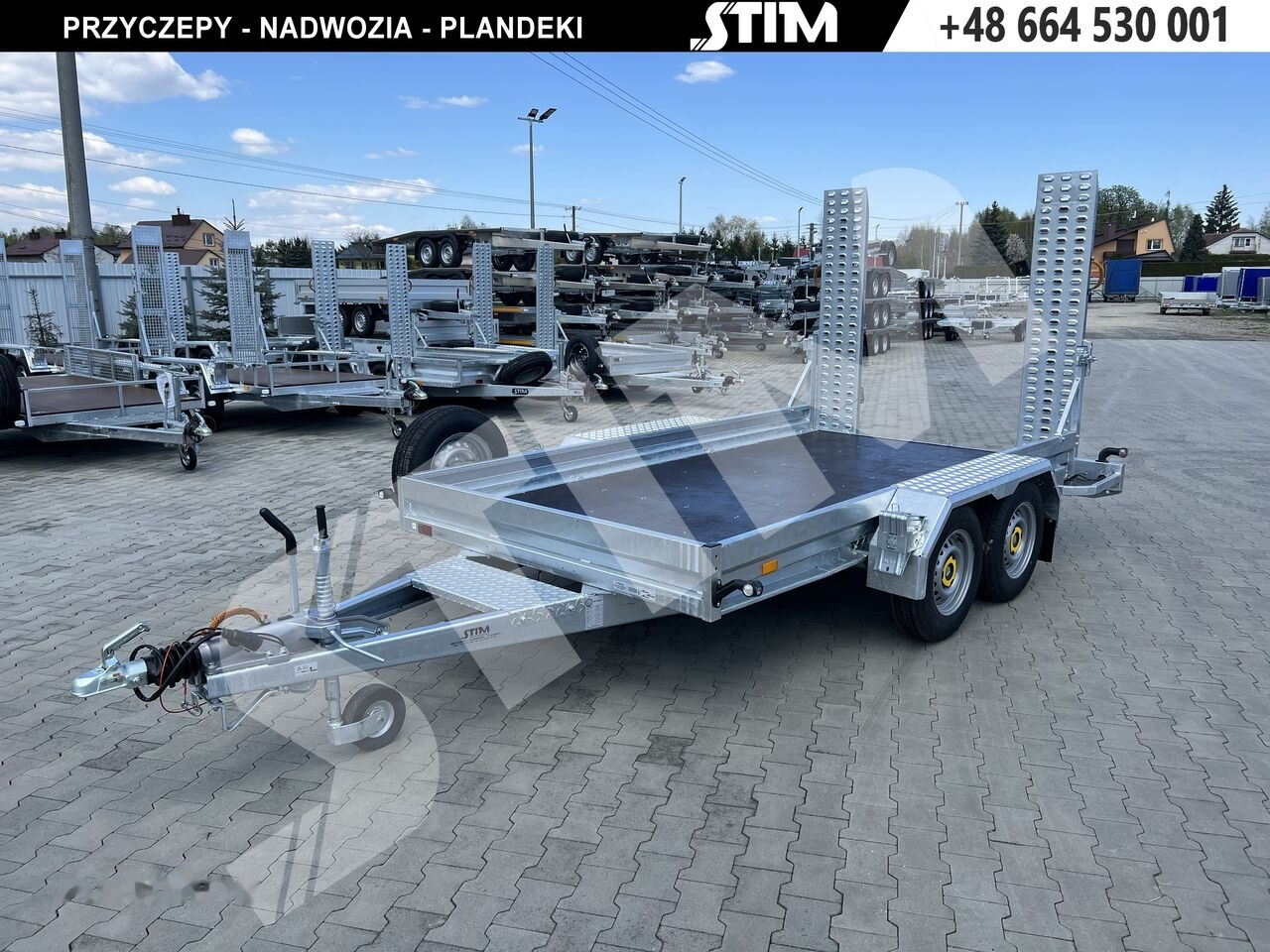 Stim S22/KP-KN/35-35 - Gépszállító utánfutó: 2 kép. Stim S22/KP-KN/35-35 - Gépszállító utánfutó: 2 kép.