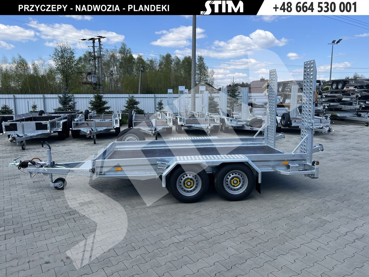 Stim S22/KP-KN/35-35 - Gépszállító utánfutó: 3 kép. Stim S22/KP-KN/35-35 - Gépszállító utánfutó: 3 kép.