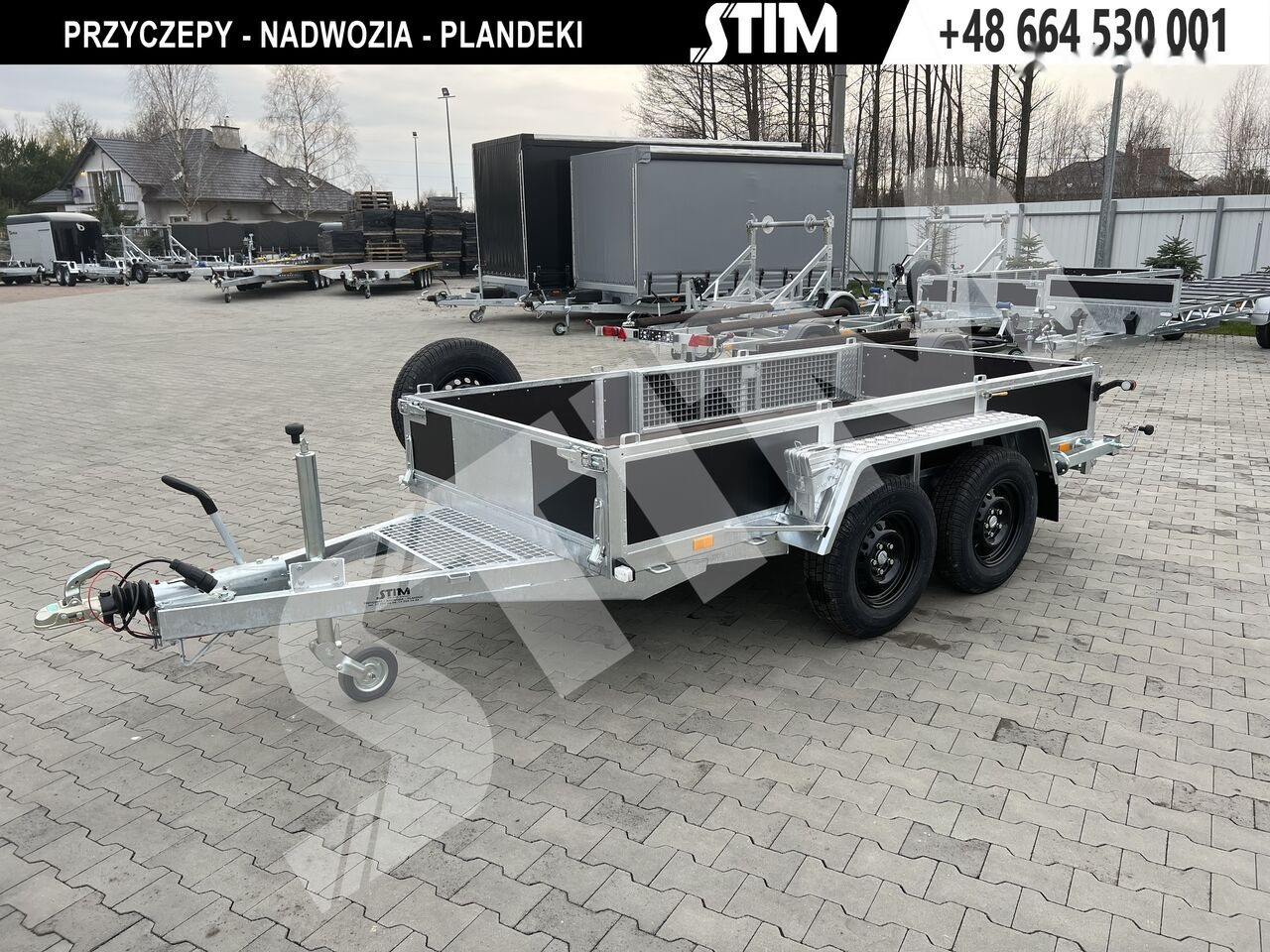 Stim S22/KP-ST/30-27 - Gépszállító utánfutó: 1 kép. Stim S22/KP-ST/30-27 - Gépszállító utánfutó: 1 kép.