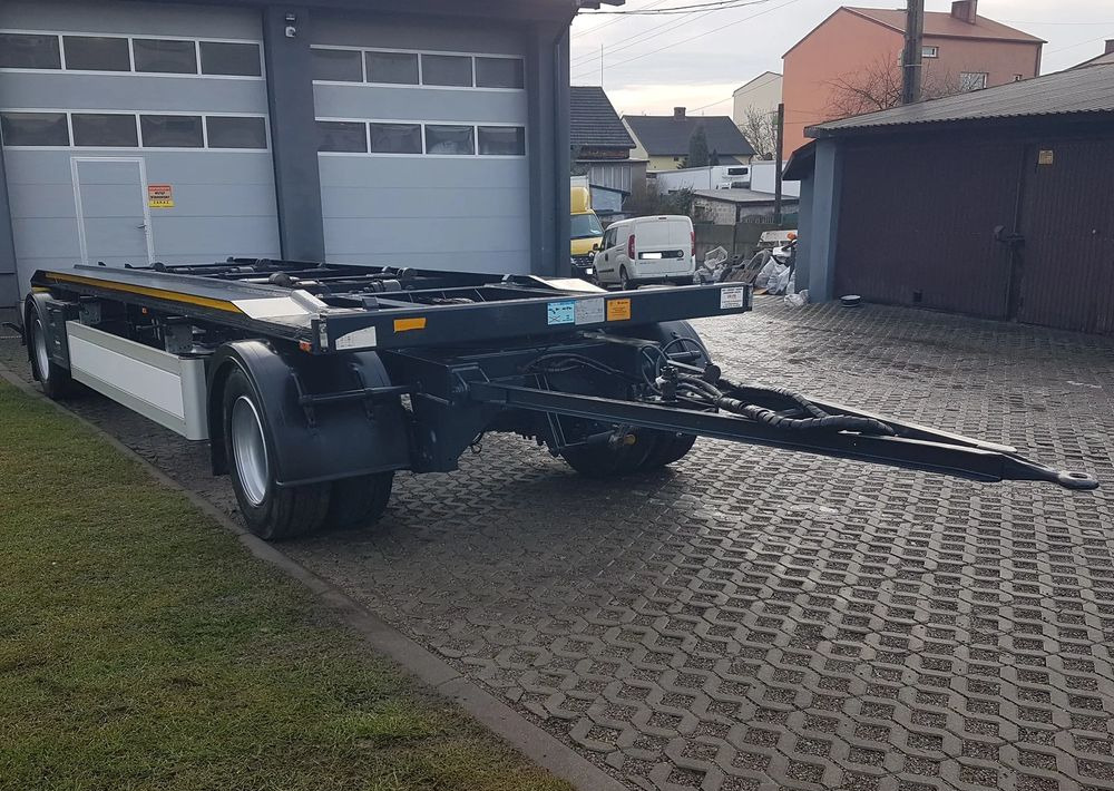 Wielton PS-2 PRZYCZEPA POD KONTENERY DO HAKOWCA 2 OSIE BLIŹNIAKI HUFFERMANN MEILLER ZASŁAW SKIBICKI - Multiliftes/ Konténerszállító pótkocsi: 1 kép. Wielton PS-2 PRZYCZEPA POD KONTENERY DO HAKOWCA 2 OSIE BLIŹNIAKI HUFFERMANN MEILLER ZASŁAW SKIBICKI - Multiliftes/ Konténerszállító pótkocsi: 1 kép.