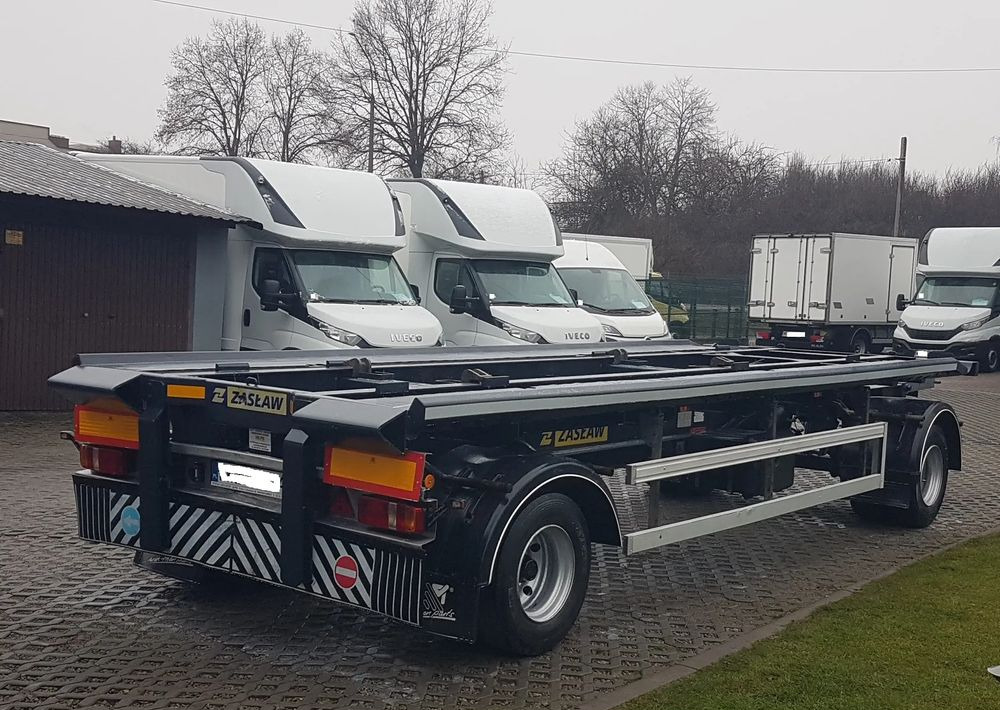 Zaslaw D-659 DO KONTENERÓW HAKOWCA POD KONTENERY 2 OSIE BLIŹNIAKI RESORY MEILLER - Multiliftes/ Konténerszállító pótkocsi: 4 kép. Zaslaw D-659 DO KONTENERÓW HAKOWCA POD KONTENERY 2 OSIE BLIŹNIAKI RESORY MEILLER - Multiliftes/ Konténerszállító pótkocsi: 4 kép.