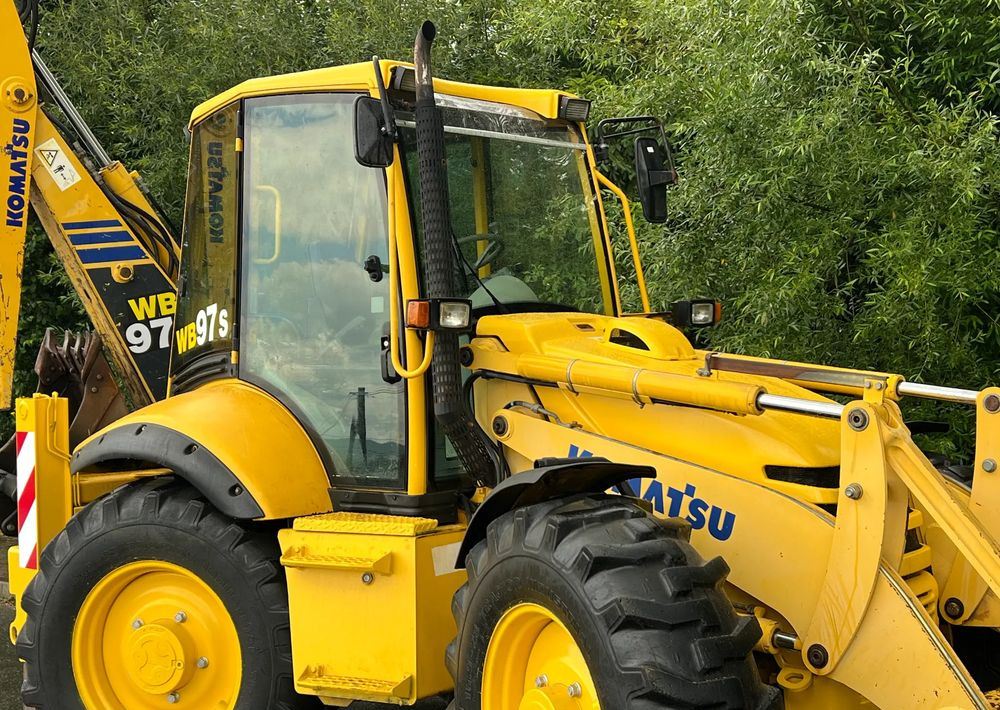 Komatsu * Koparko Ładowarka * Komatsu WB 97 S Utility * - Kotrórakodó: 4 kép. Komatsu * Koparko Ładowarka * Komatsu WB 97 S Utility * - Kotrórakodó: 4 kép.