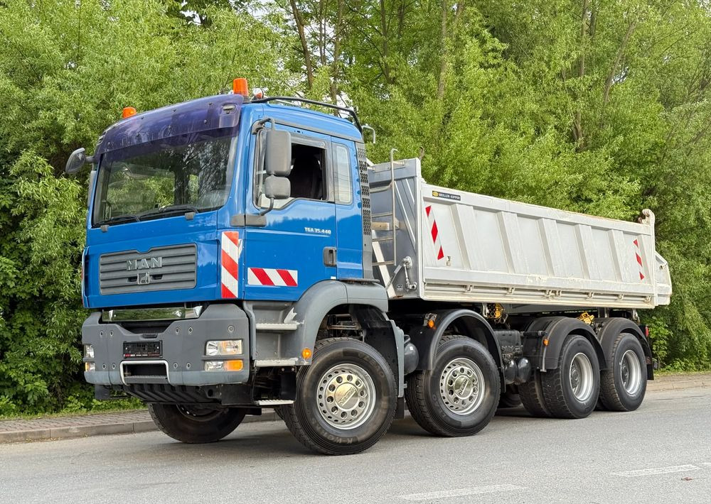 MAN * Kiper Meiller * Wywrotka * 35-440 * MAN TGA 8X4 * Stan Perfekcyjny * - Billenőplatós teherautó: 3 kép. MAN * Kiper Meiller * Wywrotka * 35-440 * MAN TGA 8X4 * Stan Perfekcyjny * - Billenőplatós teherautó: 3 kép.