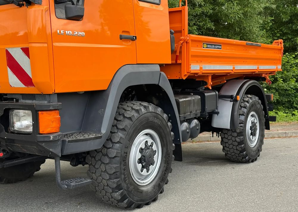 MAN * MAN 10-220 * Kiper Wywrotka Meiller * 4x4 * Zimowe Utrzymanie * Unimog * - Billenőplatós teherautó: 5 kép. MAN * MAN 10-220 * Kiper Wywrotka Meiller * 4x4 * Zimowe Utrzymanie * Unimog * - Billenőplatós teherautó: 5 kép.
