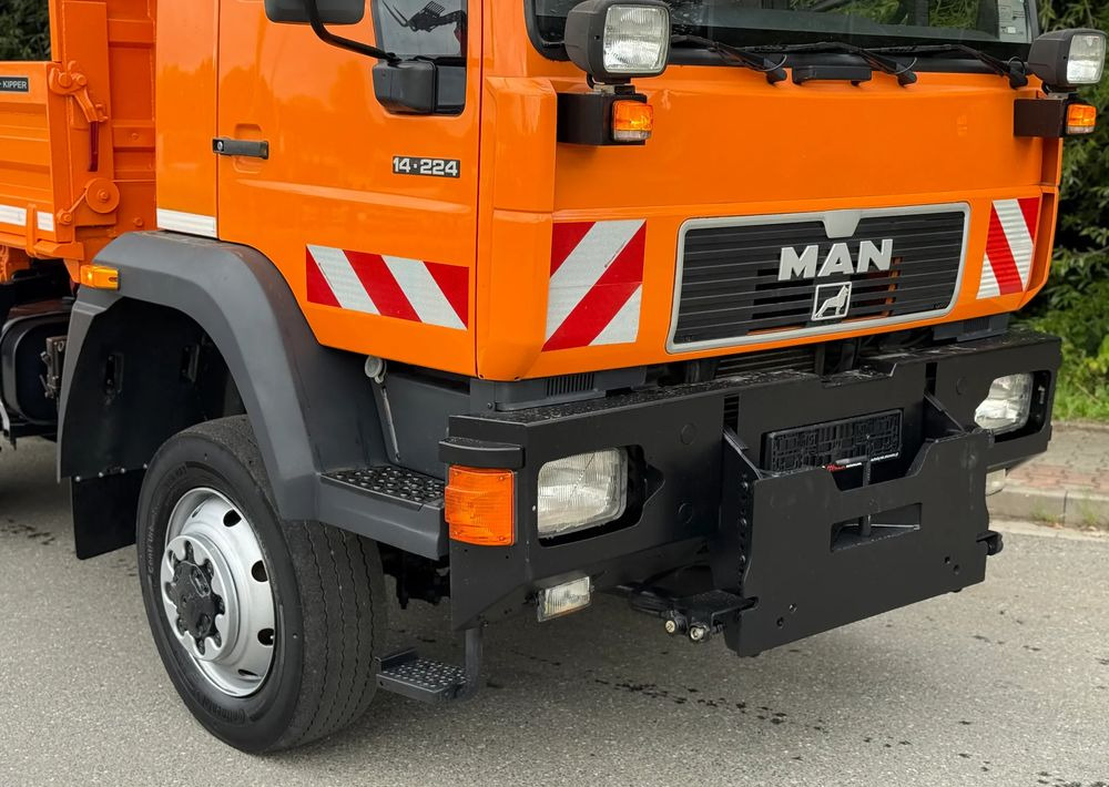 MAN * MAN 14-220 * Kiper Wywrotka Meiller * 4x4 * Zimowe Utrzymanie * Unimog * - Billenőplatós teherautó: 4 kép. MAN * MAN 14-220 * Kiper Wywrotka Meiller * 4x4 * Zimowe Utrzymanie * Unimog * - Billenőplatós teherautó: 4 kép.
