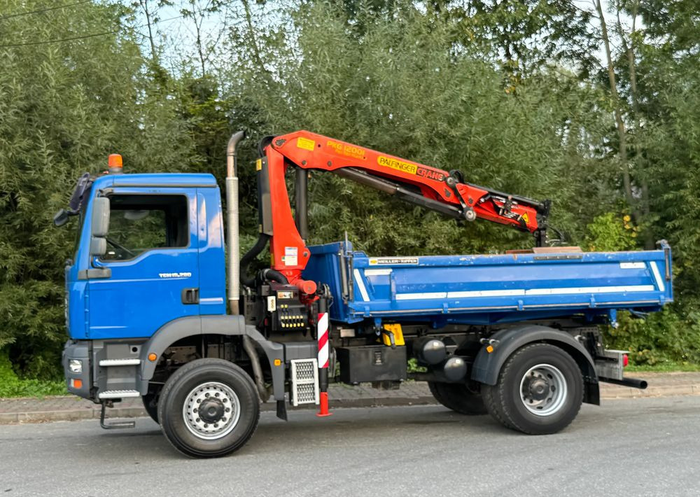 Billenőplatós teherautó MAN * MAN 18 280 * Kiper Wywrotka * 4x4 * HDS Palfinger  120 STAN BARDZO DOBRY * Sprowadzony: 13 kép.