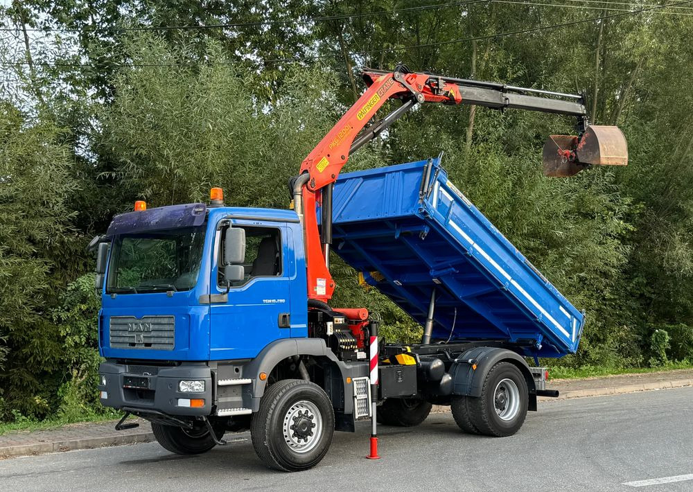 MAN * MAN 18 280 * Kiper Wywrotka * 4x4 * HDS Palfinger 120 STAN BARDZO DOBRY * Sprowadzony - Billenőplatós teherautó: 1 kép. MAN * MAN 18 280 * Kiper Wywrotka * 4x4 * HDS Palfinger 120 STAN BARDZO DOBRY * Sprowadzony - Billenőplatós teherautó: 1 kép.