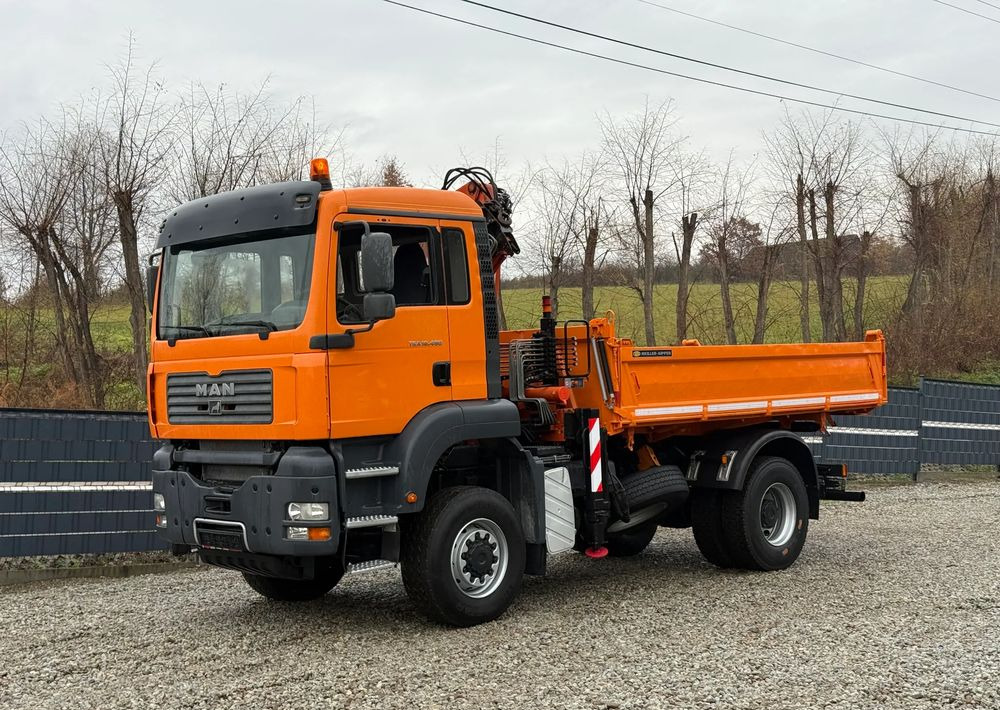 MAN * MAN 18 480 * KIPER WYWROTKA * 4x4 * HDS ATLAS 85* STAN BARDZO DOBRY * Sprowadzony - Billenőplatós teherautó: 2 kép. MAN * MAN 18 480 * KIPER WYWROTKA * 4x4 * HDS ATLAS 85* STAN BARDZO DOBRY * Sprowadzony - Billenőplatós teherautó: 2 kép.