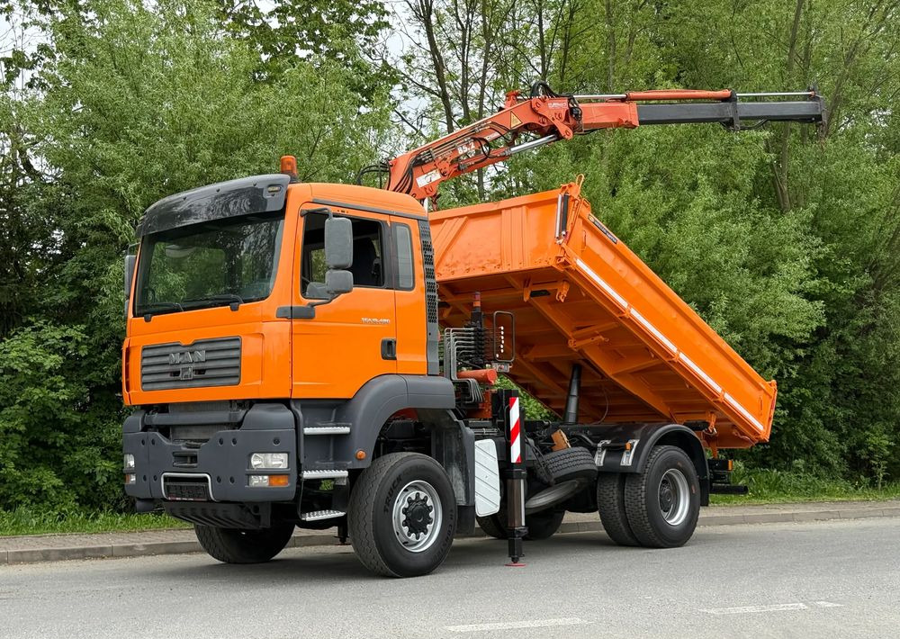 MAN * MAN 18 480 * KIPER WYWROTKA * 4x4 * HDS ATLAS 85* STAN BARDZO DOBRY * Sprowadzony - Billenőplatós teherautó: 1 kép. MAN * MAN 18 480 * KIPER WYWROTKA * 4x4 * HDS ATLAS 85* STAN BARDZO DOBRY * Sprowadzony - Billenőplatós teherautó: 1 kép.