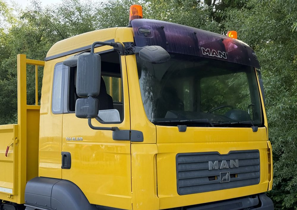 MAN * MAN TGA 18-320 * Kiper Wywrotka * 4x2 * Kran * Sprowadzony* Bardzo Dobry Stan - Billenőplatós teherautó: 5 kép. MAN * MAN TGA 18-320 * Kiper Wywrotka * 4x2 * Kran * Sprowadzony* Bardzo Dobry Stan - Billenőplatós teherautó: 5 kép.