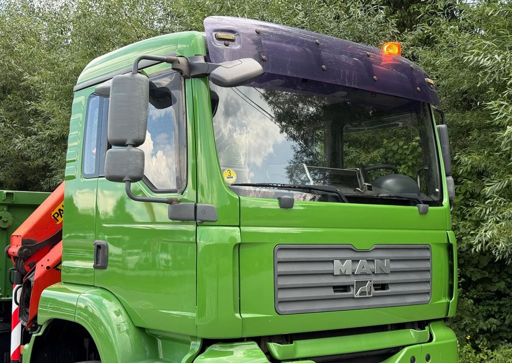 MAN * MAN TGA 18-360 * Kiper Wywrotka * 4x2 * Kran Palfinger PK 9501 Sprowadzony - Billenőplatós teherautó: 4 kép. MAN * MAN TGA 18-360 * Kiper Wywrotka * 4x2 * Kran Palfinger PK 9501 Sprowadzony - Billenőplatós teherautó: 4 kép.