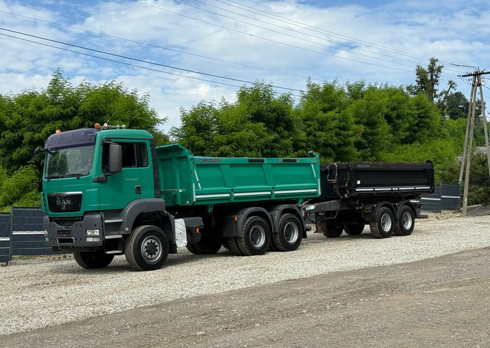 MAN * TGS 26.440 MAN * Kiper / Wywrotka * 6x6 * Sprowadzona * Tandem Kiper Zestaw * Bordmatik * Stan Perfekcyjny - Billenőplatós teherautó: 2 kép. MAN * TGS 26.440 MAN * Kiper / Wywrotka * 6x6 * Sprowadzona * Tandem Kiper Zestaw * Bordmatik * Stan Perfekcyjny - Billenőplatós teherautó: 2 kép.